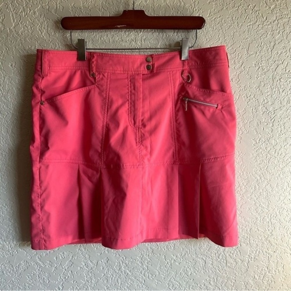 GG Blue Luxe Sport Golf Skort Pink 12 Women Pleated Athletic Activewear - Picture 14 of 15